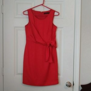 The Limited sleeveless red/orange dress